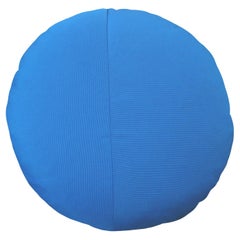 Bend Goods - Round Throw Pillow in Pacific Blue Sunbrella
