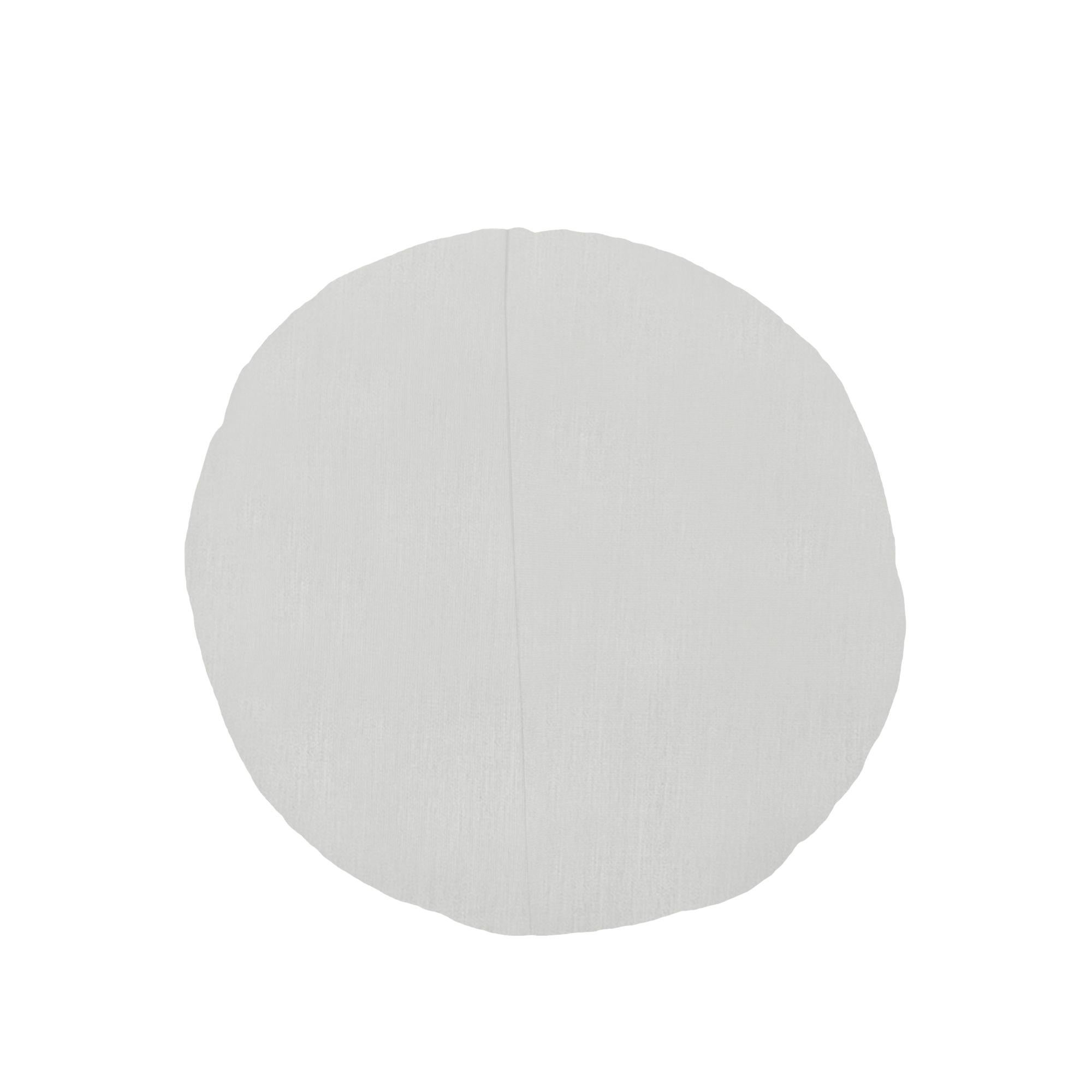 Bend Goods - Coussin rond en Sunbrella blanc Neuf - En vente à Ontario, CA