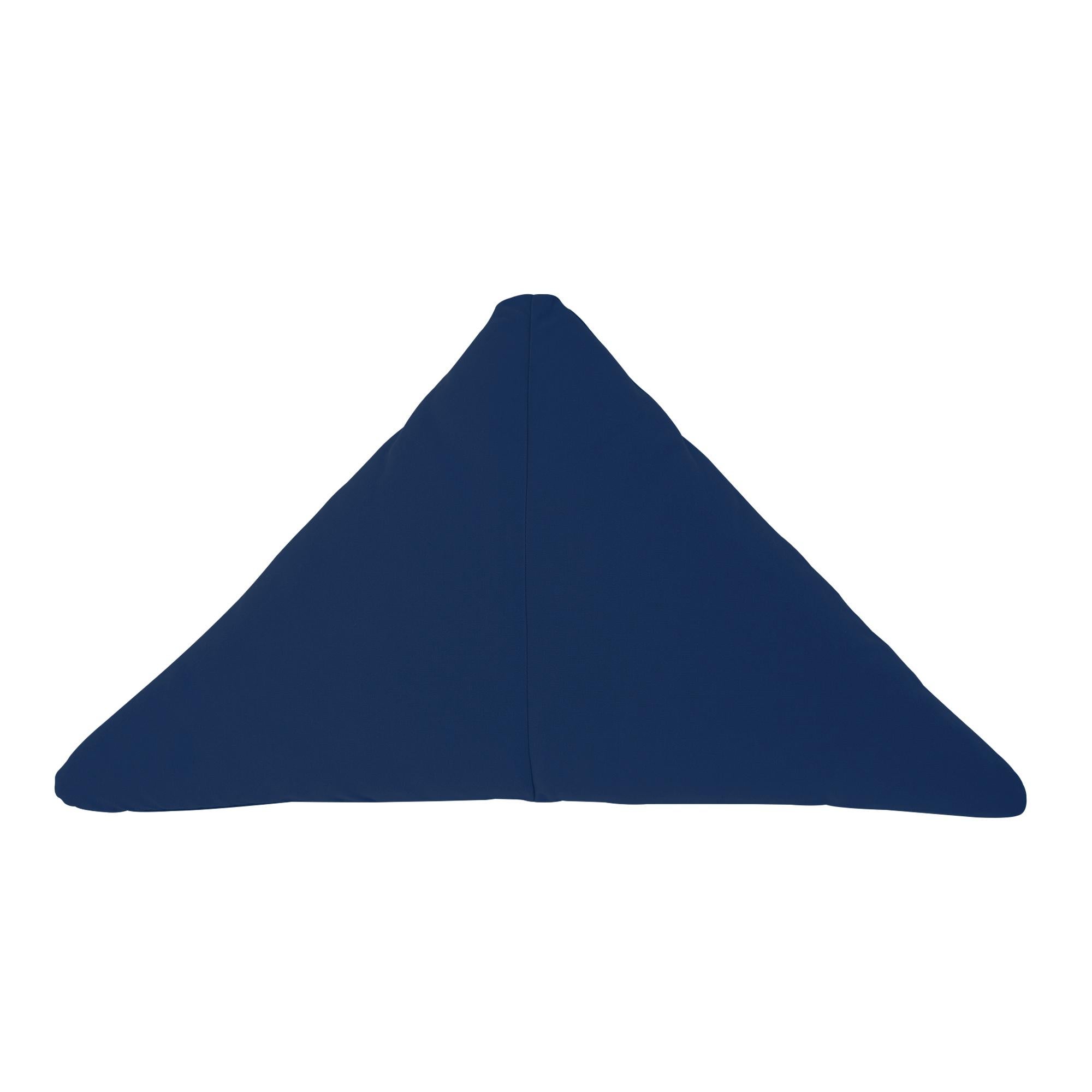 Bend Goods - Coussin triangulaire en Sunbrella noir en vente 3