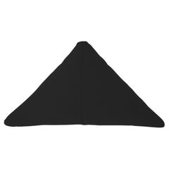 Bend Goods - Triangle Throw Pillow in Black Sunbrella