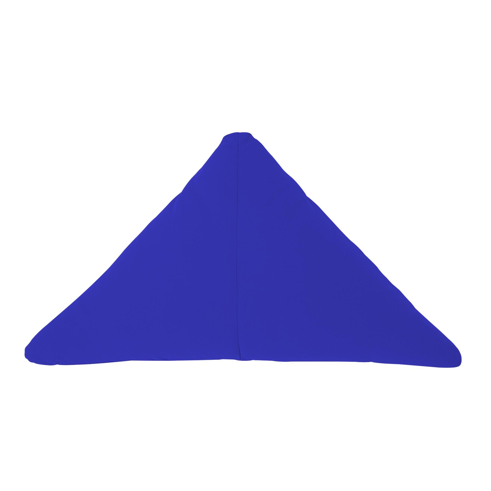 Bend Goods - Taie d'oreiller triangulaire en Sunbrella bleu Pacifique en vente 6