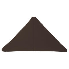 Bend Goods - Triangle Throw Pillow in Walnut Sunbrella