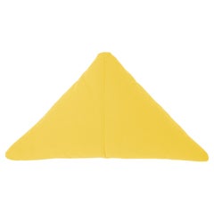 Bend Goods - Triangle Throw Pillow in Yellow Sunbrella