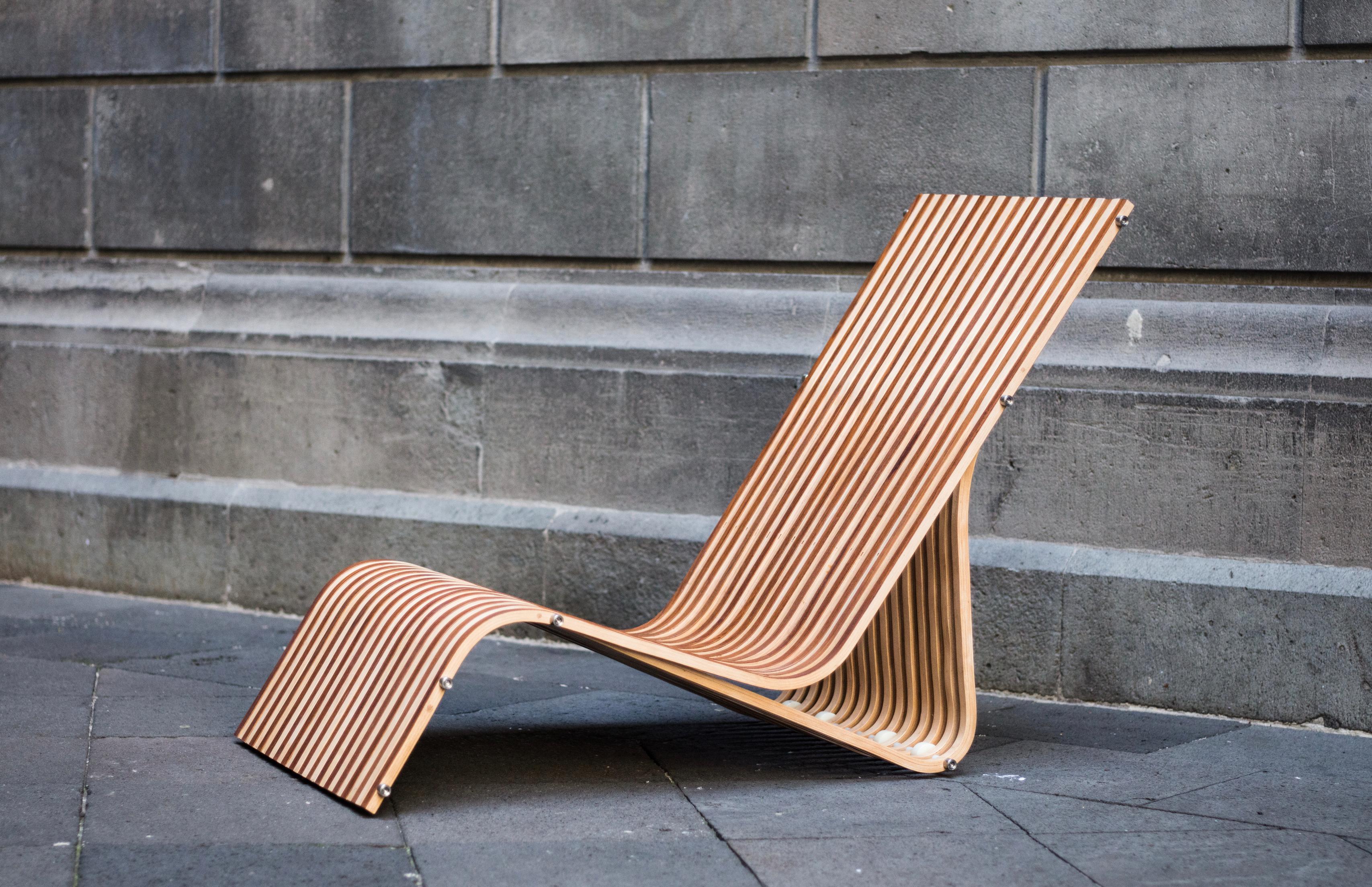 natural wood chair