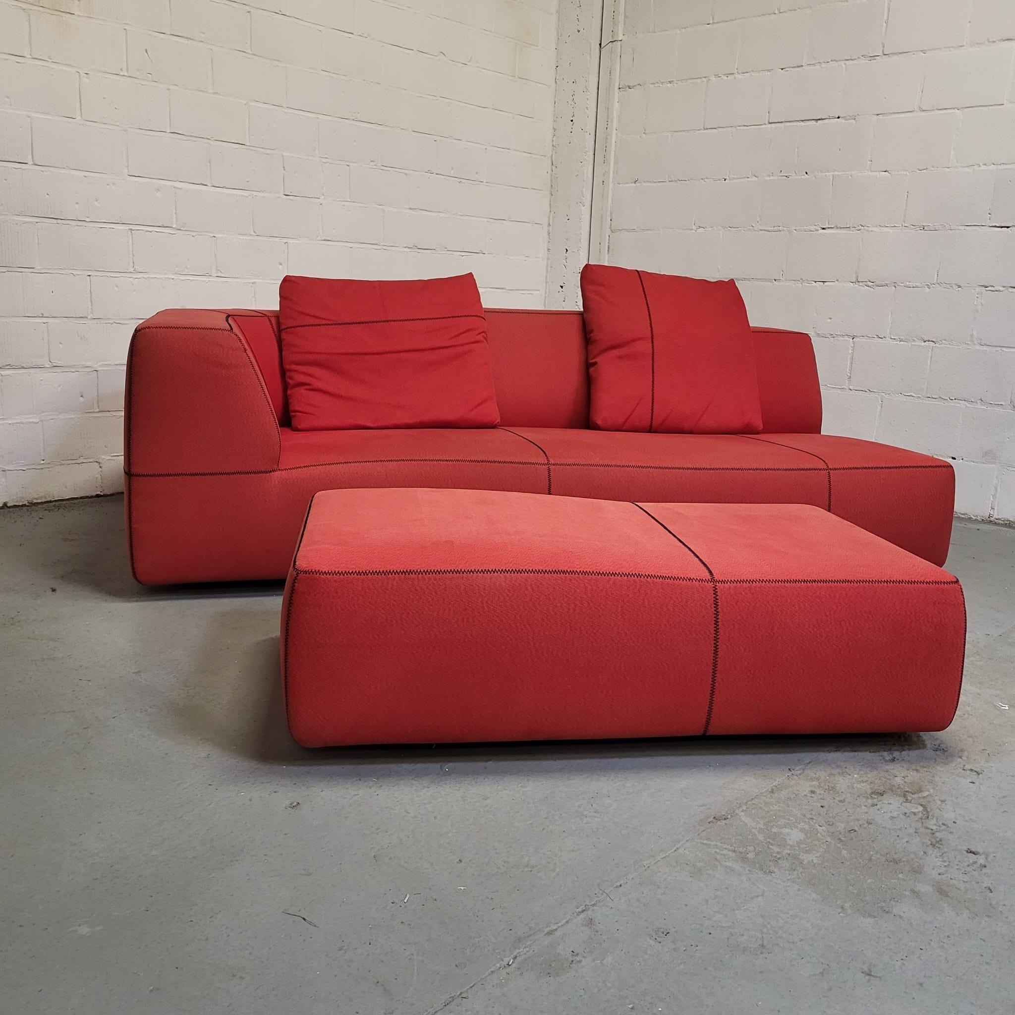 Fabric Bend Sofa by Patricia Urquiola for B& B Italy, 2000s