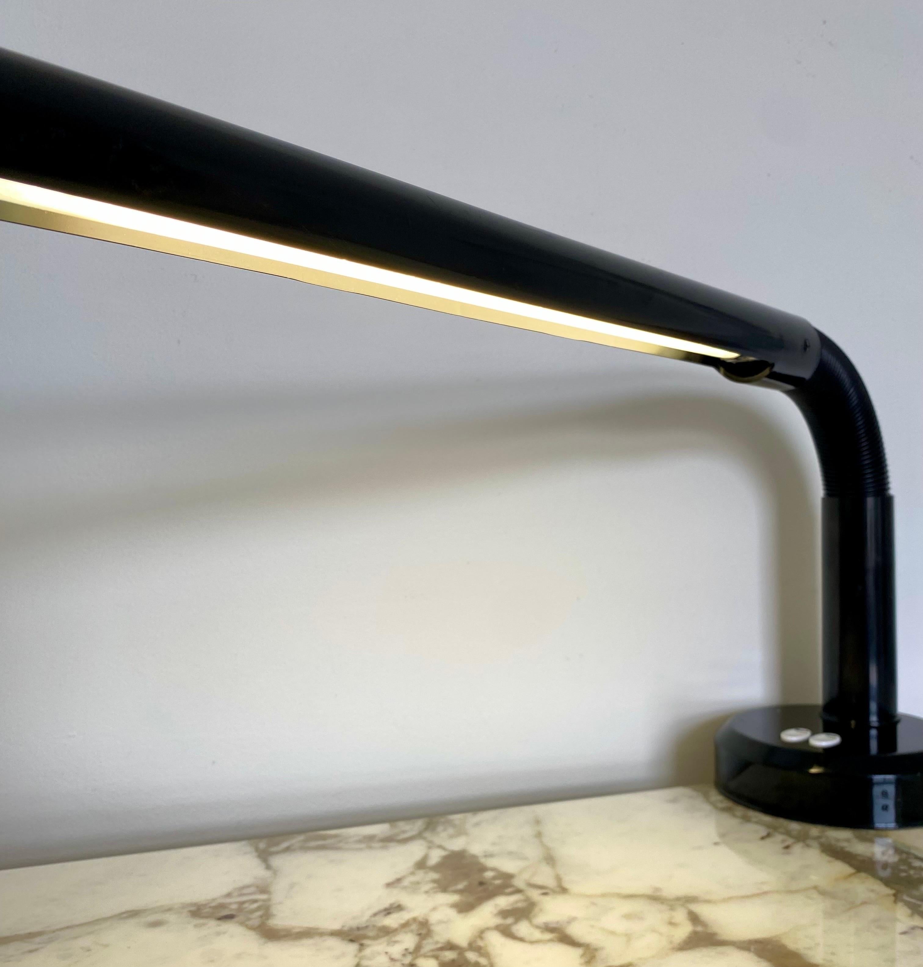 Bendable Post Modern Tube Desk Task Lamp in the Style of Anders Pehrson, 1980's For Sale 4