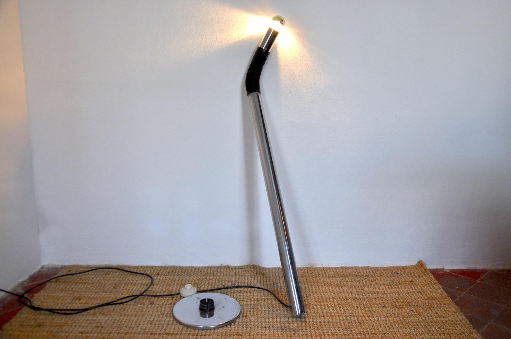 Italian Bendi Floor Lamp by E. Bellini for Targetti Sankey, 1970, Italy For Sale