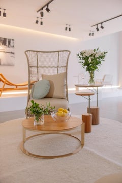 "Bendita" Armchair in Aluminum, Naval Rope Handmade, New