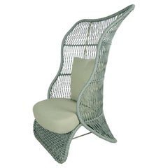 "Bendita" Outdoor-Sessel aus Aluminium und Marineseil Handgefertigt