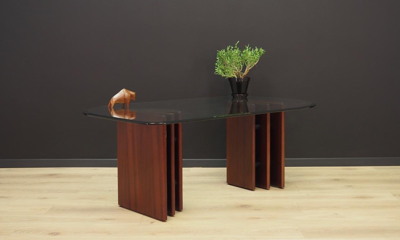 Scandinavian Modern Bendixen Mahogany Table Danish Design, 1960s For Sale