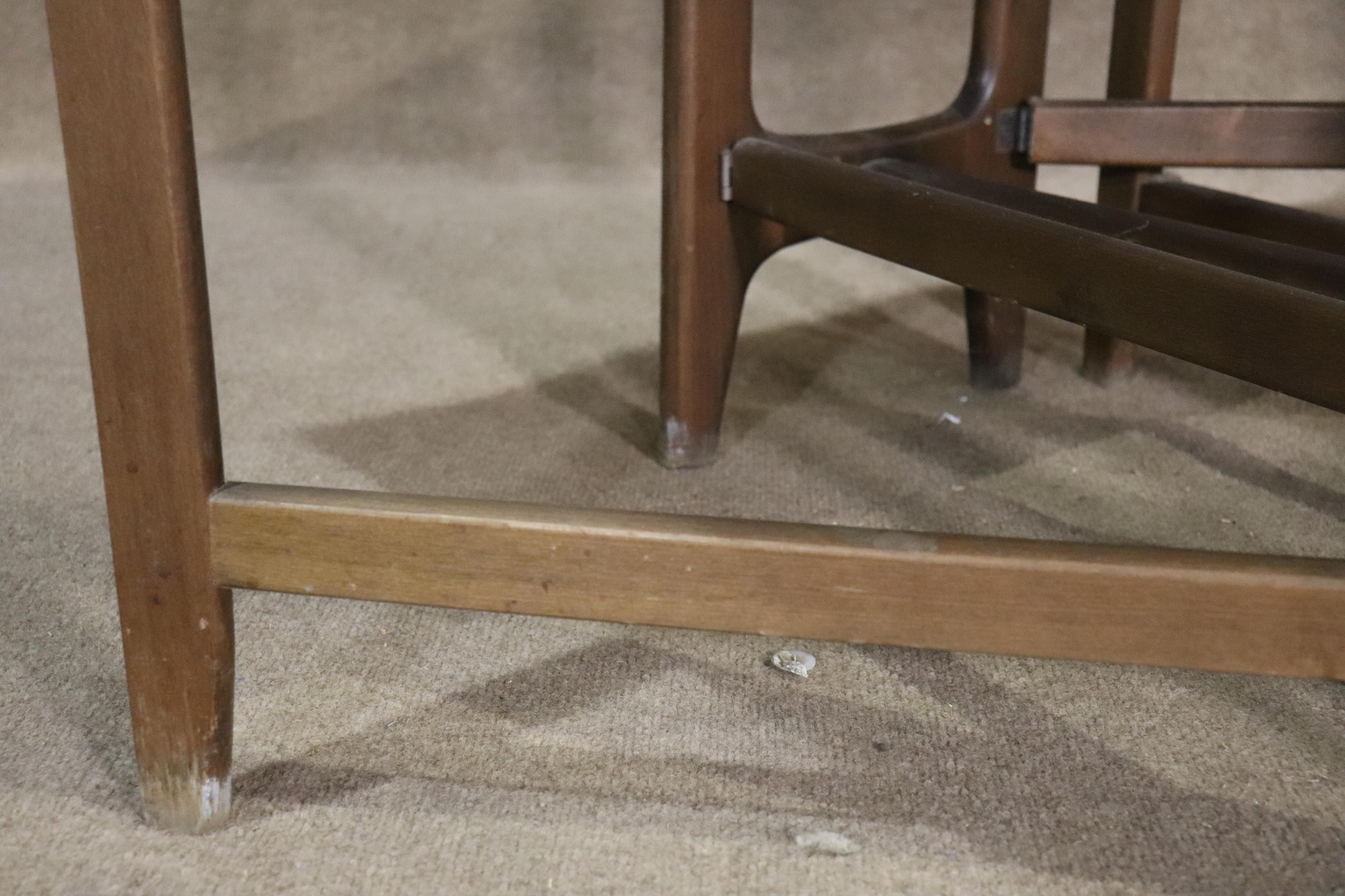 20th Century Bendt Winge Designed Drop Leaf Dining Table For Sale