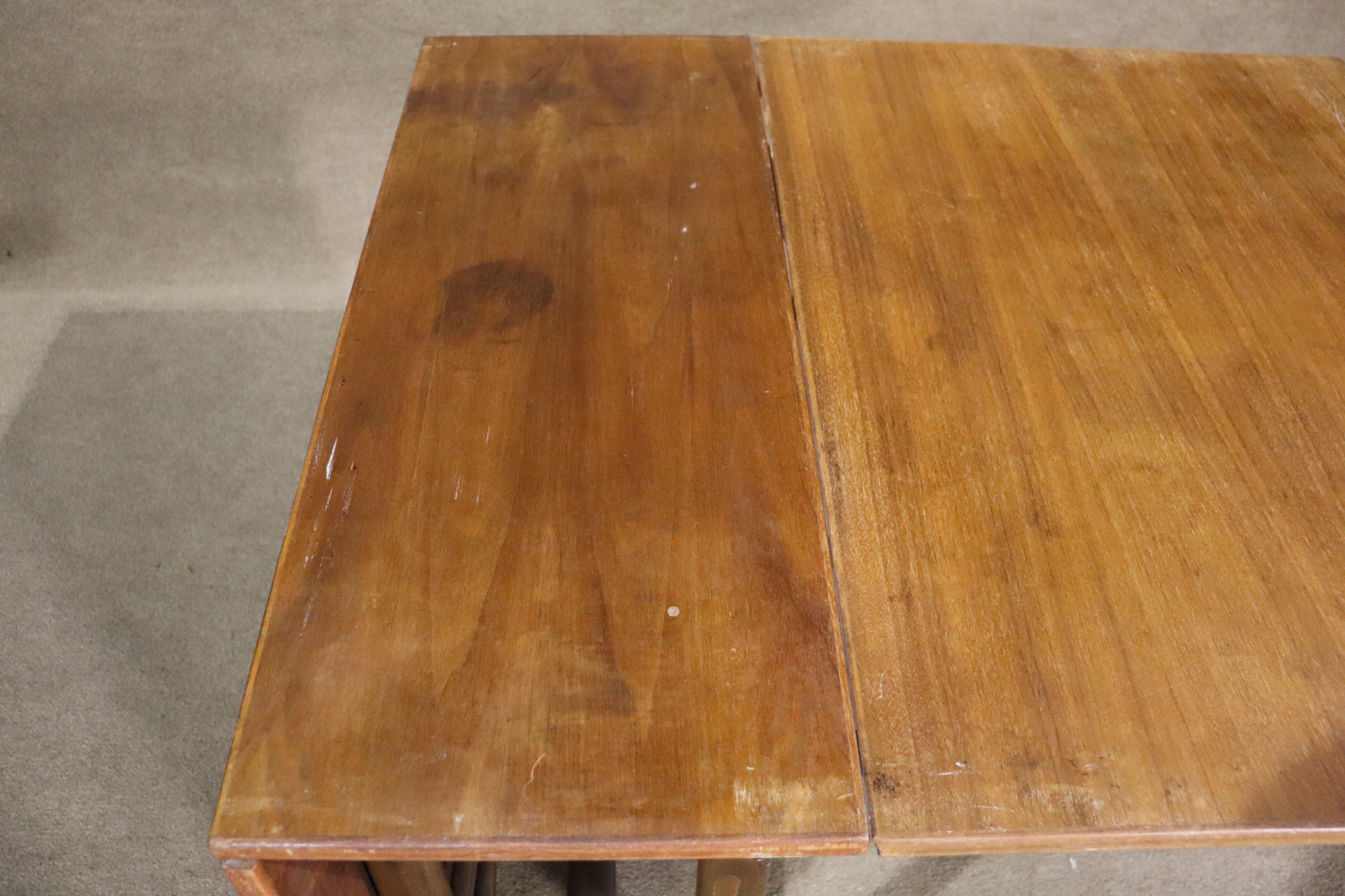 Bendt Winge Designed Drop Leaf Dining Table For Sale 2