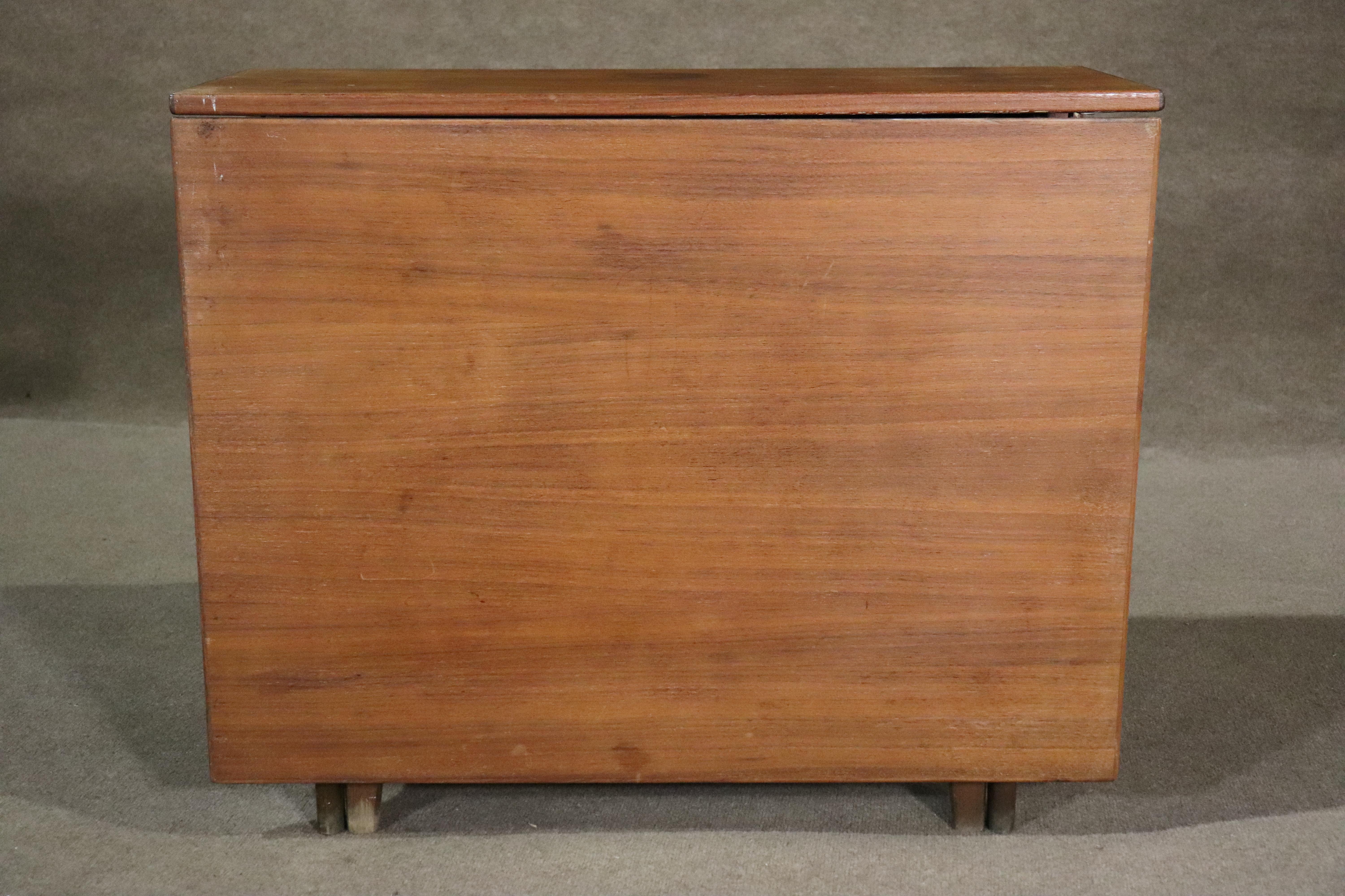 Bendt Winge Designed Drop Leaf Dining Table For Sale 3
