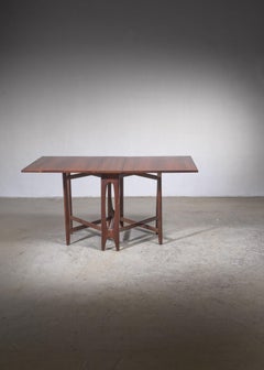 Bendt Winge Drop-Leaf Gateleg Table, Norway, 1950s