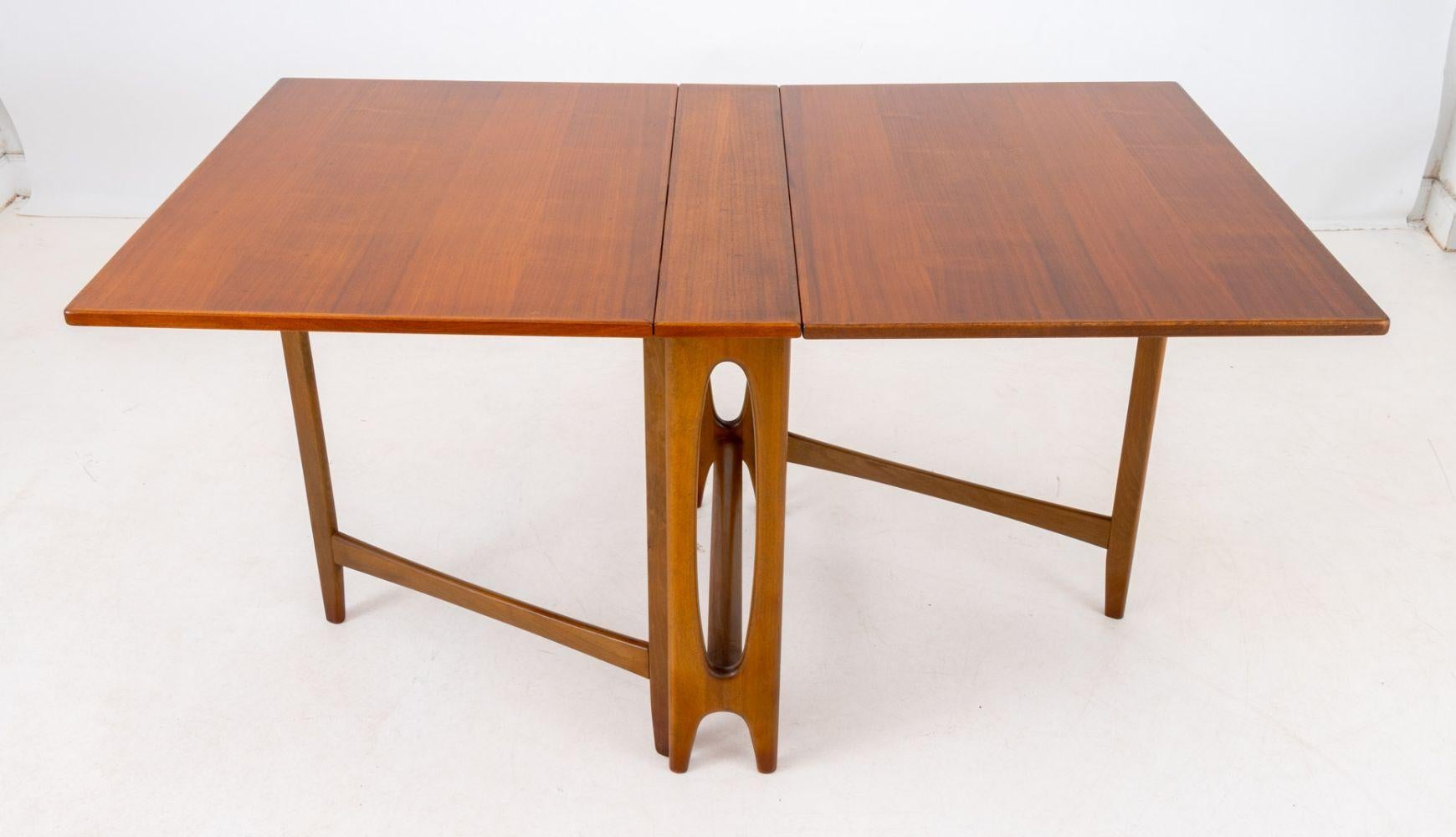 Teak Tavolo a ribalta Bendt Winge in stile metà secolo moderno in vendita