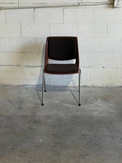 Bendt Winge Norwegian Modern Chair Mid Century Chrome Chair 1970s