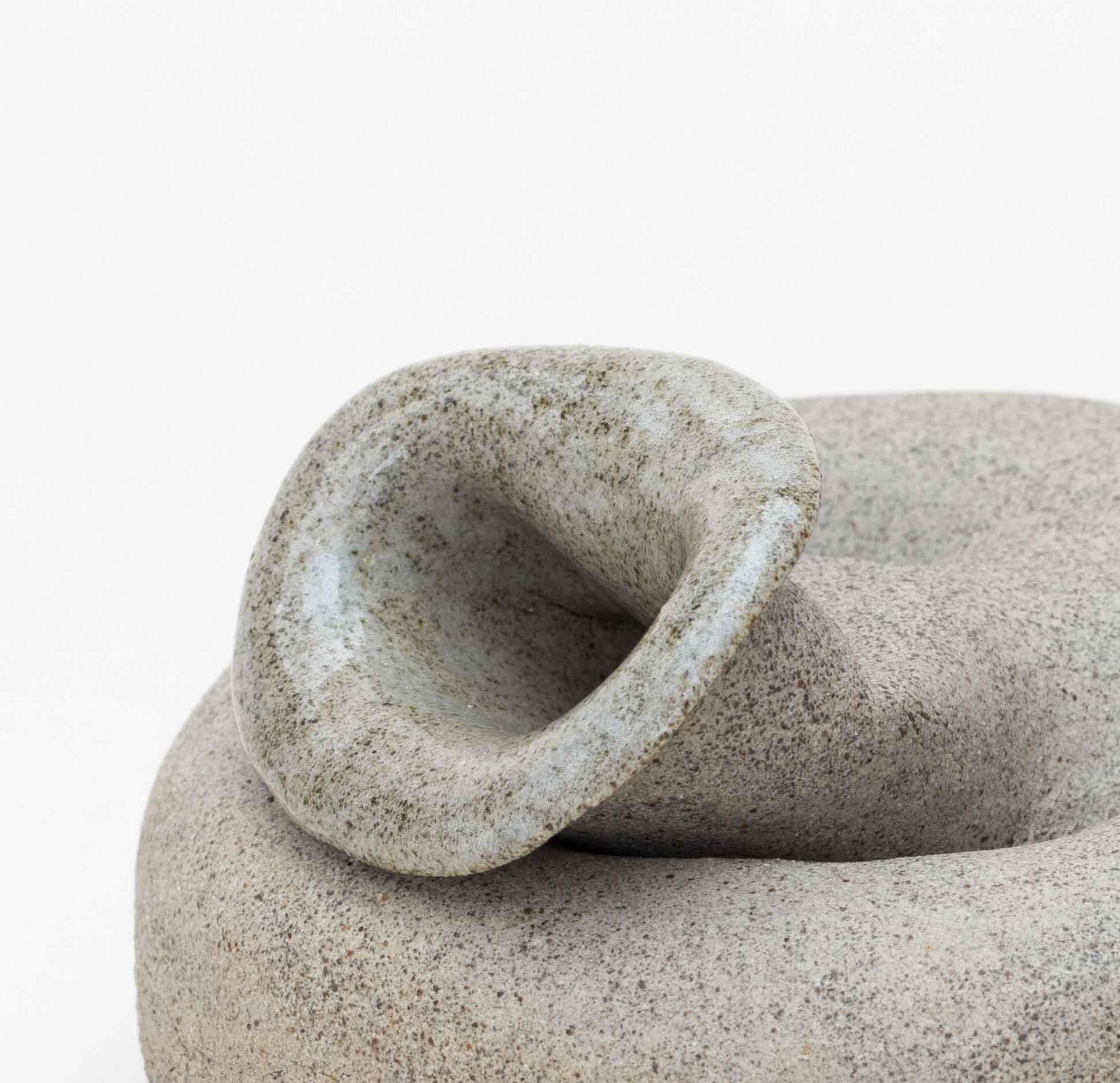 Norwegian Beneath The Radiator I Decorative Ceramic Vase by Lillian Tørlen For Sale