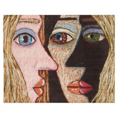 Beneath The Sun Limited Edition Rug by Brian Calvin, Hand-Knotted Wool/Silk