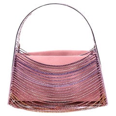 Benedetta Bruzziches Crystal-Embellished Mini Top Handle Bag