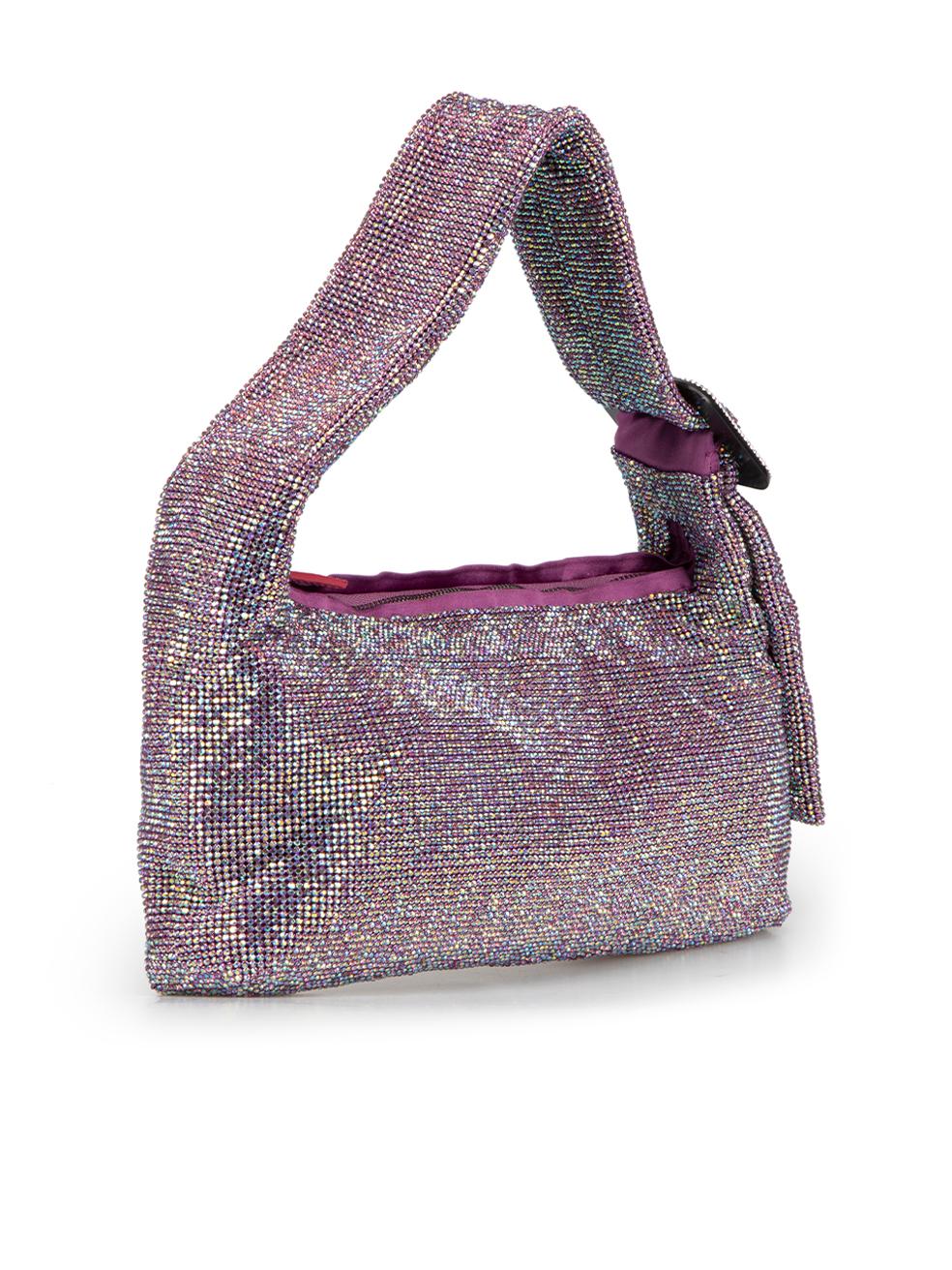 CONDITION is Never Worn. No visible wear to bag is evident on this used Benedetta Bruzziches designer resale item. This item comes with the original dustbag.



Details


Purple

Crystal and satin

Shoulder bag

Mini

Crystal embellished

1x Top