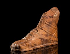 Foot Fragment Sculpture Giallo Antico Marble 18th Century Classical Roman
