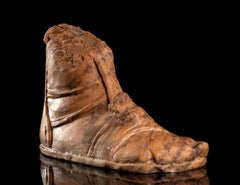 Foot Fragment Sculpture Giallo Antico Marble 18th Century Classical Roman