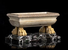 Used Workshop Benedetto Boschetti Grand Tour Marble Model Of Bath With Ferine Feet 