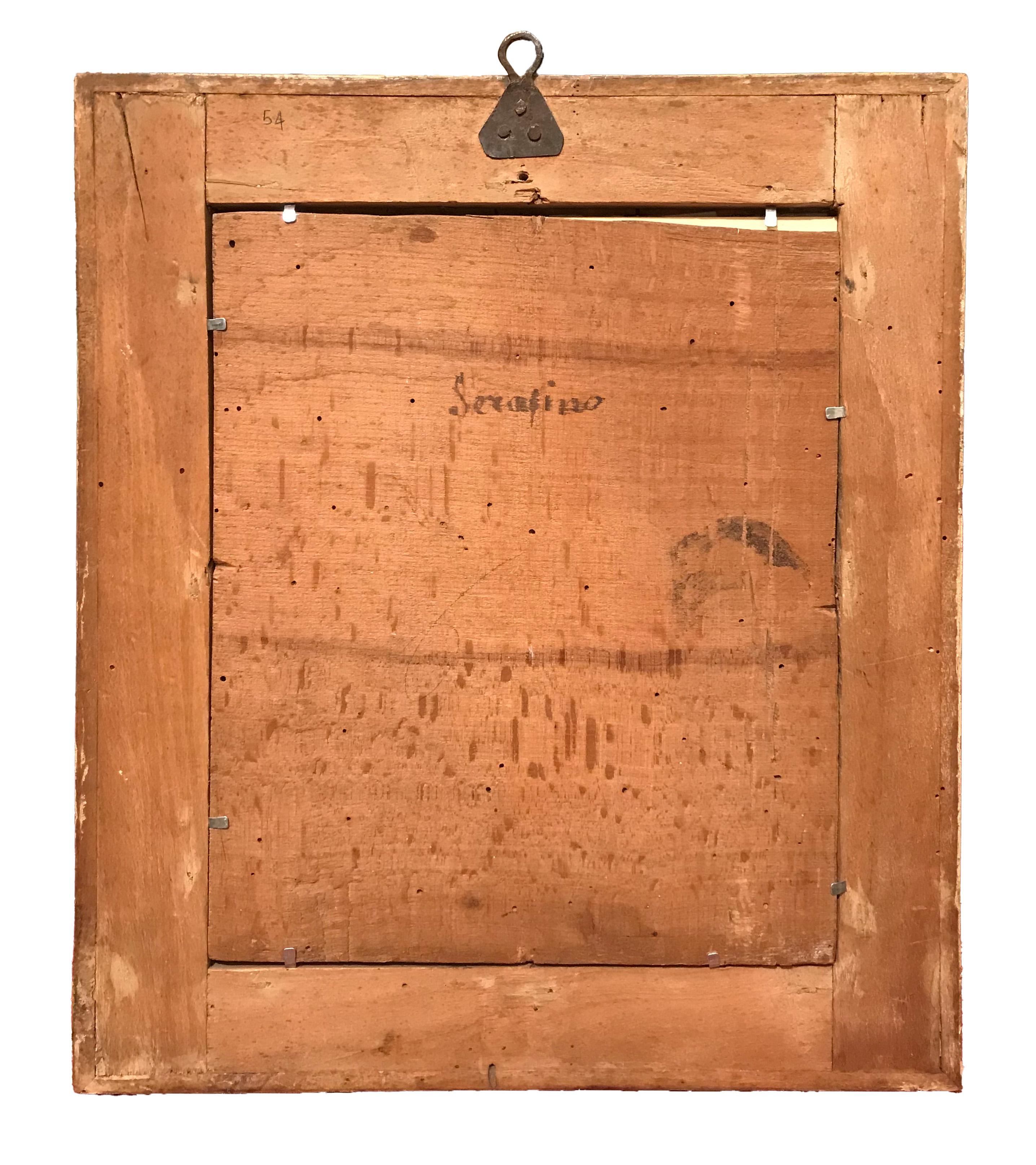 XVII-XVIII secolo Di Benedetto Luti Testa di ragazza Pastello a olio su tela in vendita 8