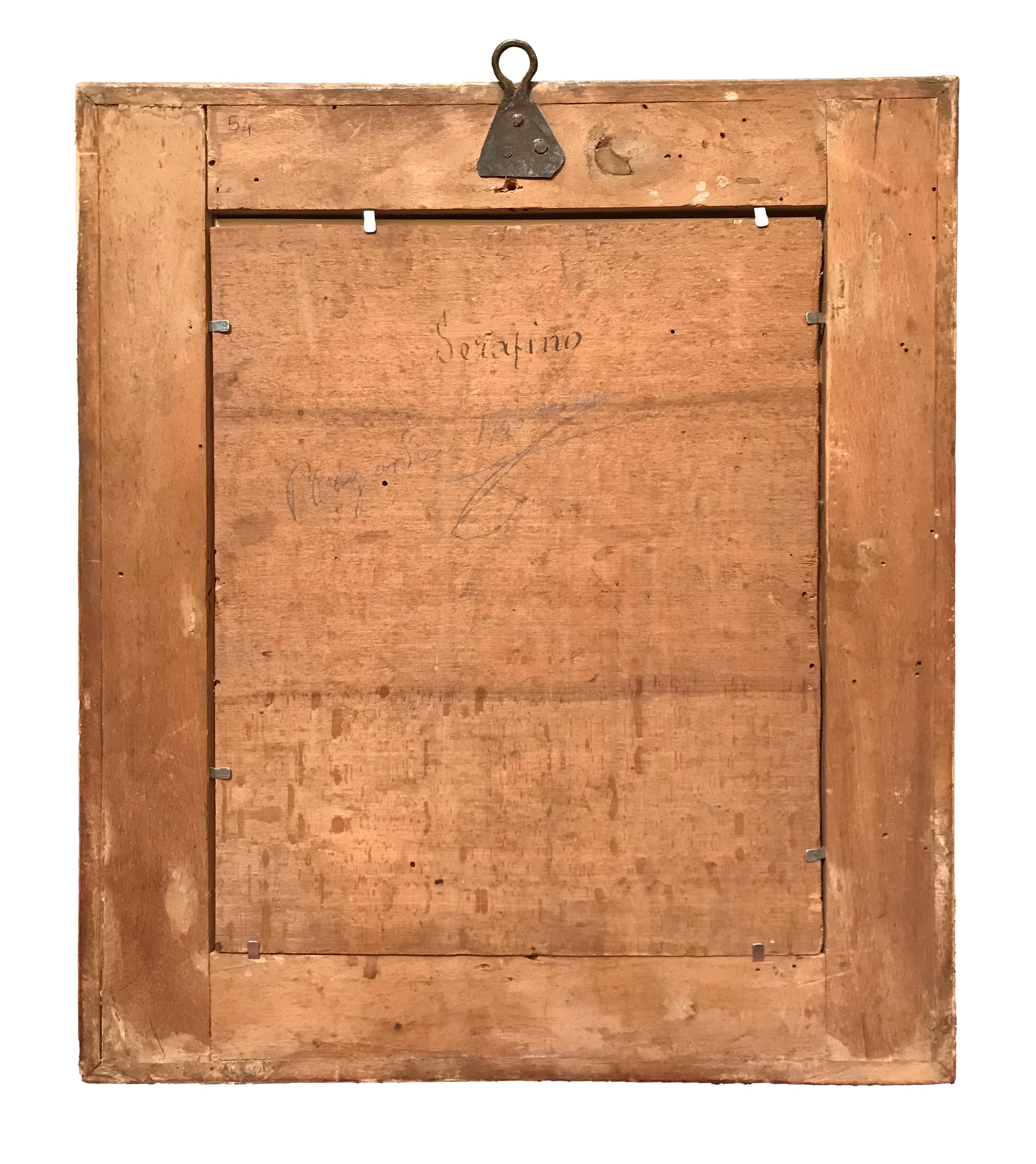 XVII-XVIII secolo Di Benedetto Luti Testa di ragazza Pastello a olio su tela in vendita 10