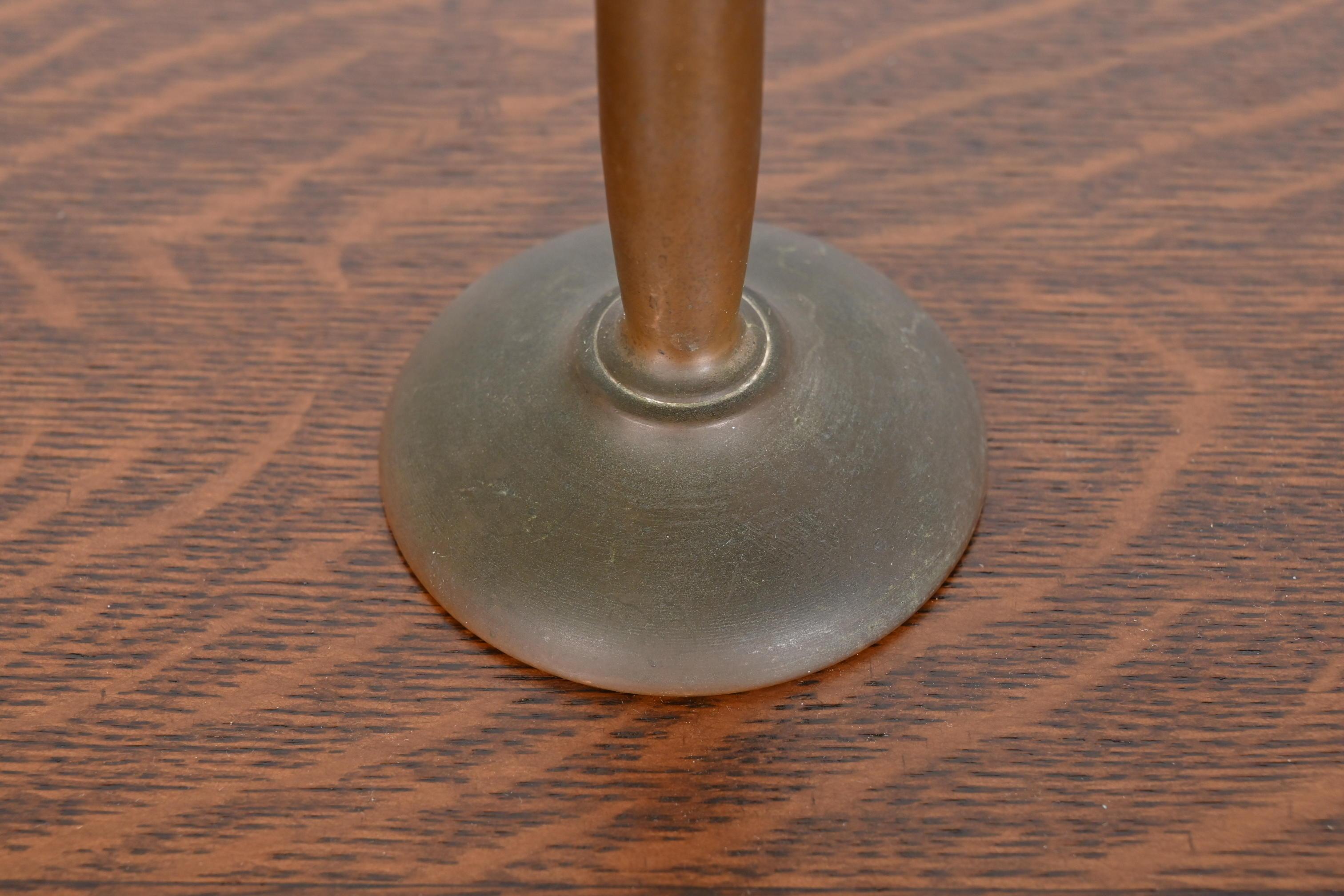 Benedict Studios Arts & Crafts Bronze Bud Vase, Circa 1910 For Sale 5
