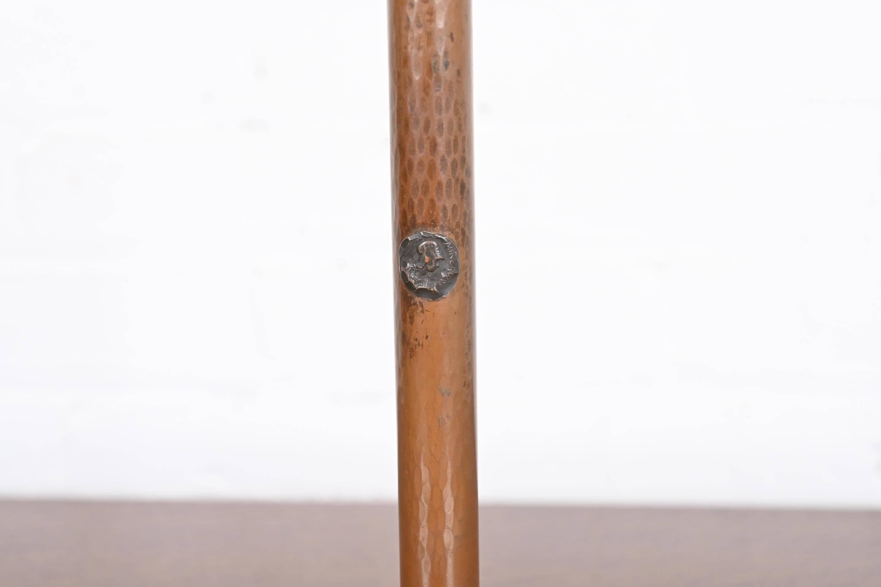 Benedict Studios Arts & Crafts Hammered Copper Bud Vase, Circa 1910 4