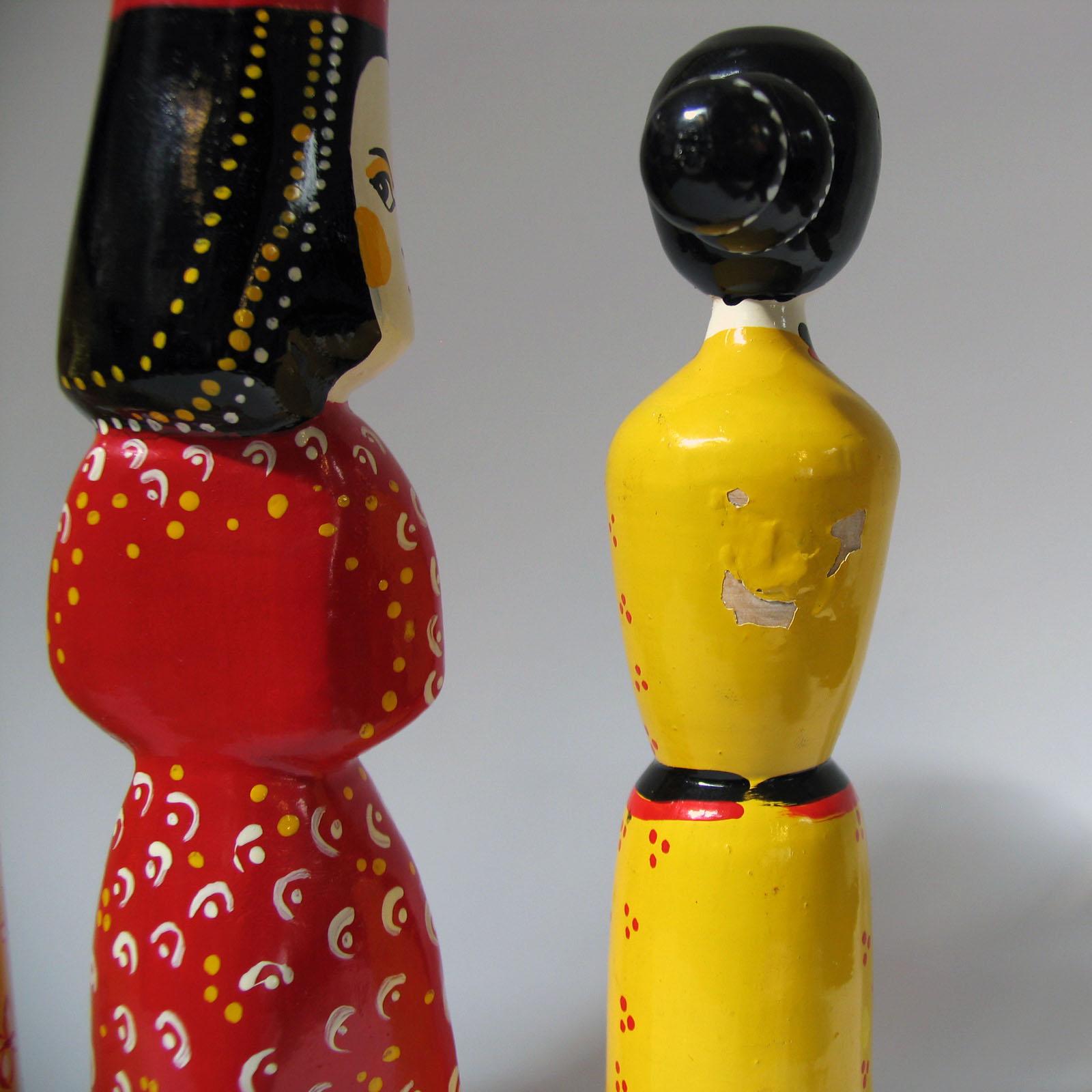 Benedicte Bergmann Wooden Dolls part of the Mythological Sisters Series, 1969 en venta 3