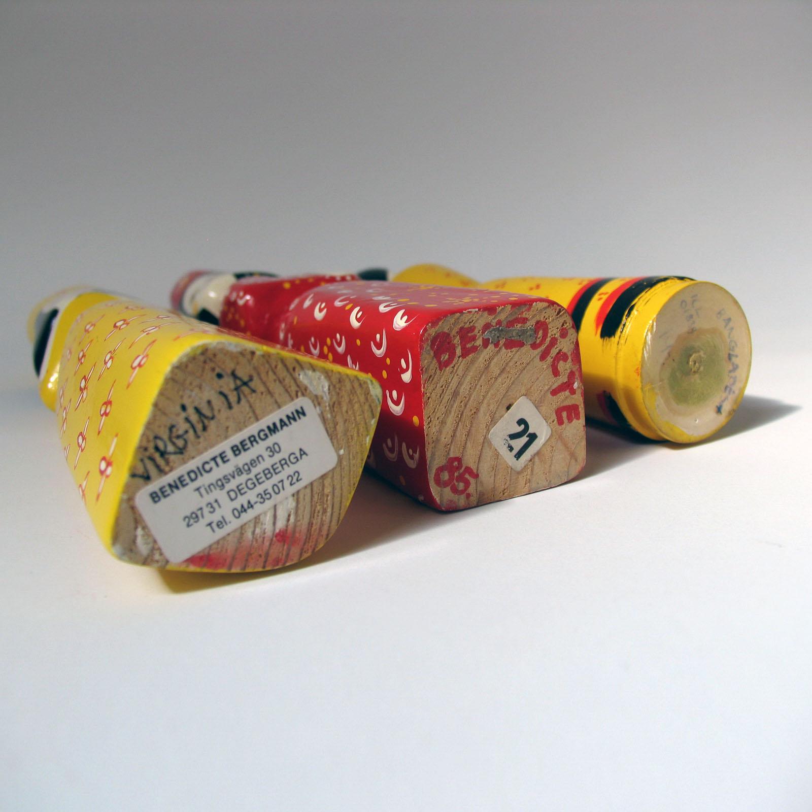 Benedicte Bergmann Wooden Dolls part of the Mythological Sisters Series, 1969 en venta 6