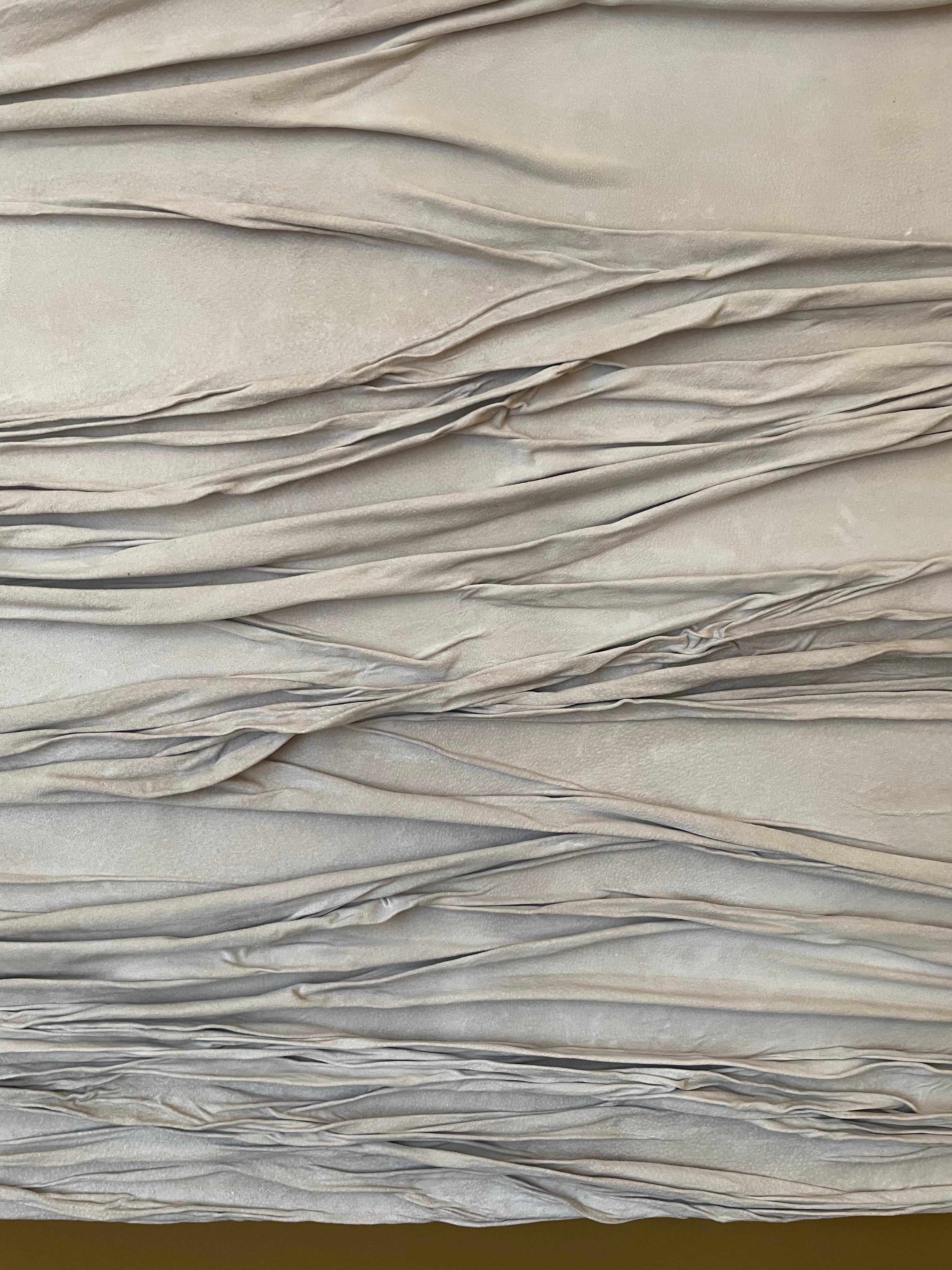 Extra Large Relief With Dramatic Structured Surface By Danish Benedicte Pedersen For Sale 1