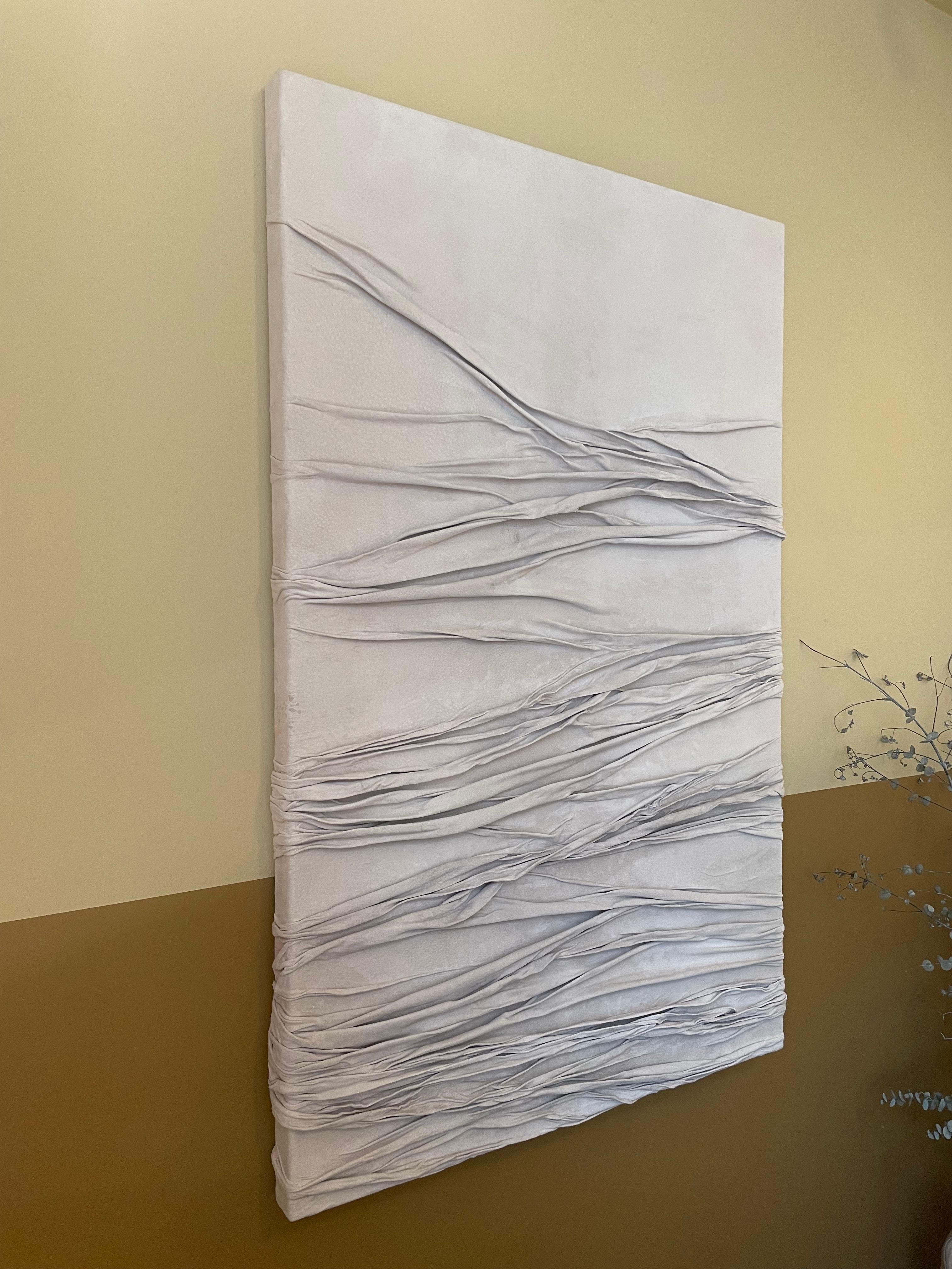 Relief extra-large avec surface structurée spectaculaire de Benedicte Pedersen, Danemark - Contemporain Painting par Benedicte Maria Bech Pedersen