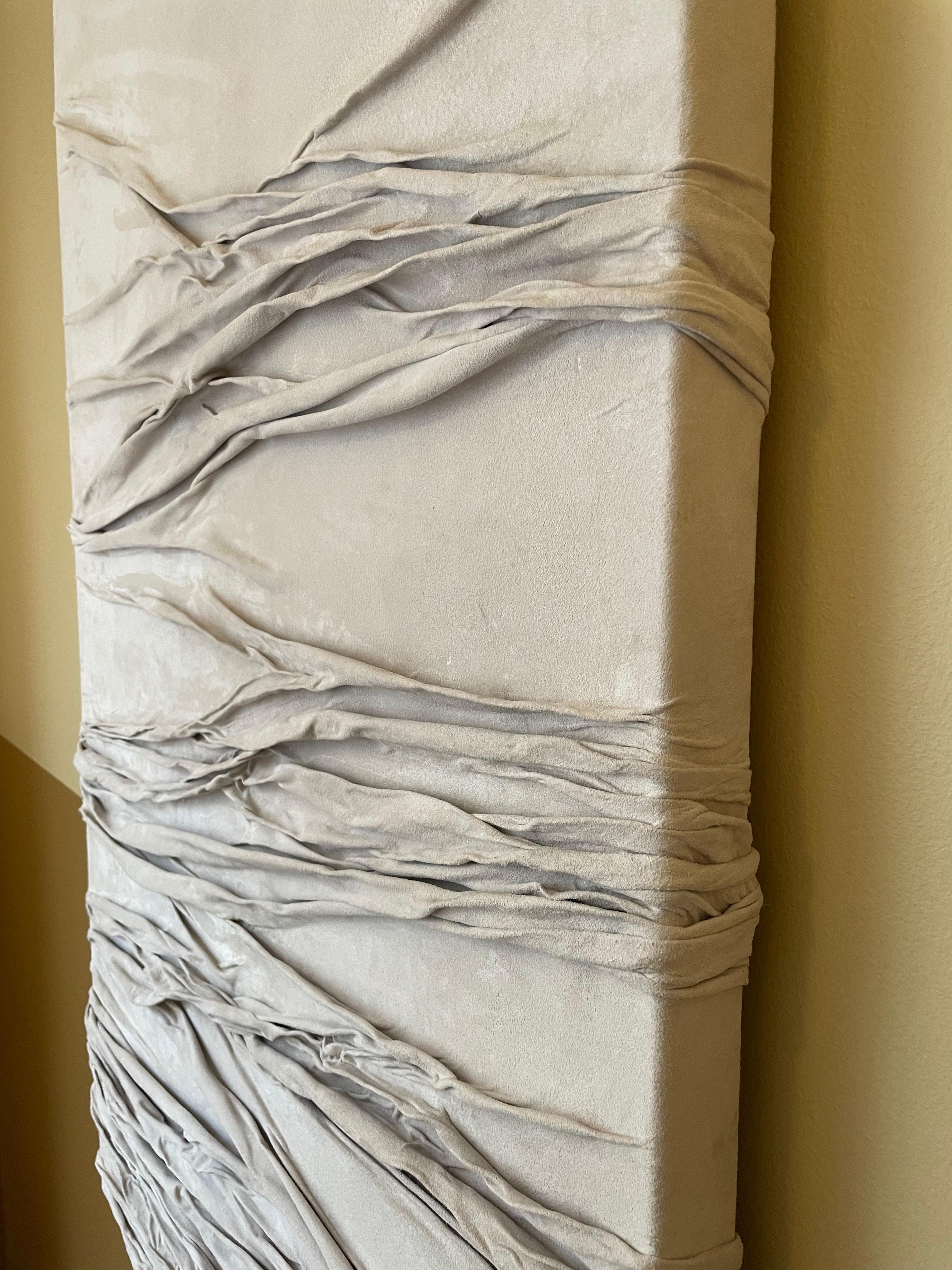 Extra Large Relief With Dramatic Structured Surface By Danish Benedicte Pedersen For Sale 2