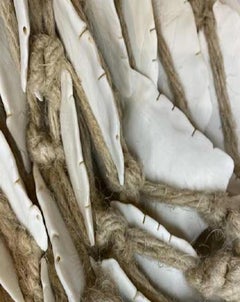 Bénédicte Vallet, Offrande Silex Made of Ceramic and Rope