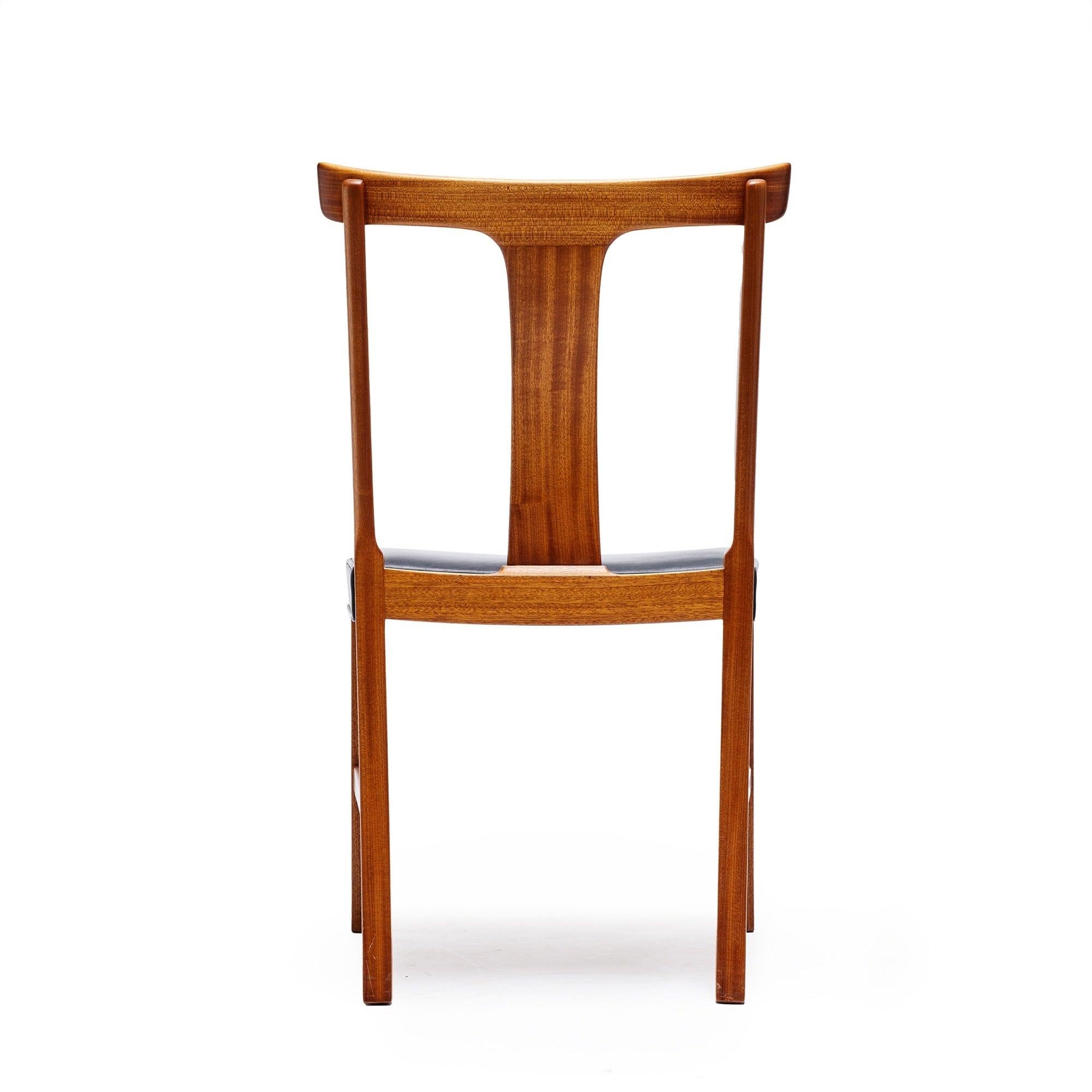 Chaises à manger Benedikte d'Ole Wanscher pour A.J. Iversen, années 1960 État moyen - En vente à Sagaponack, NY