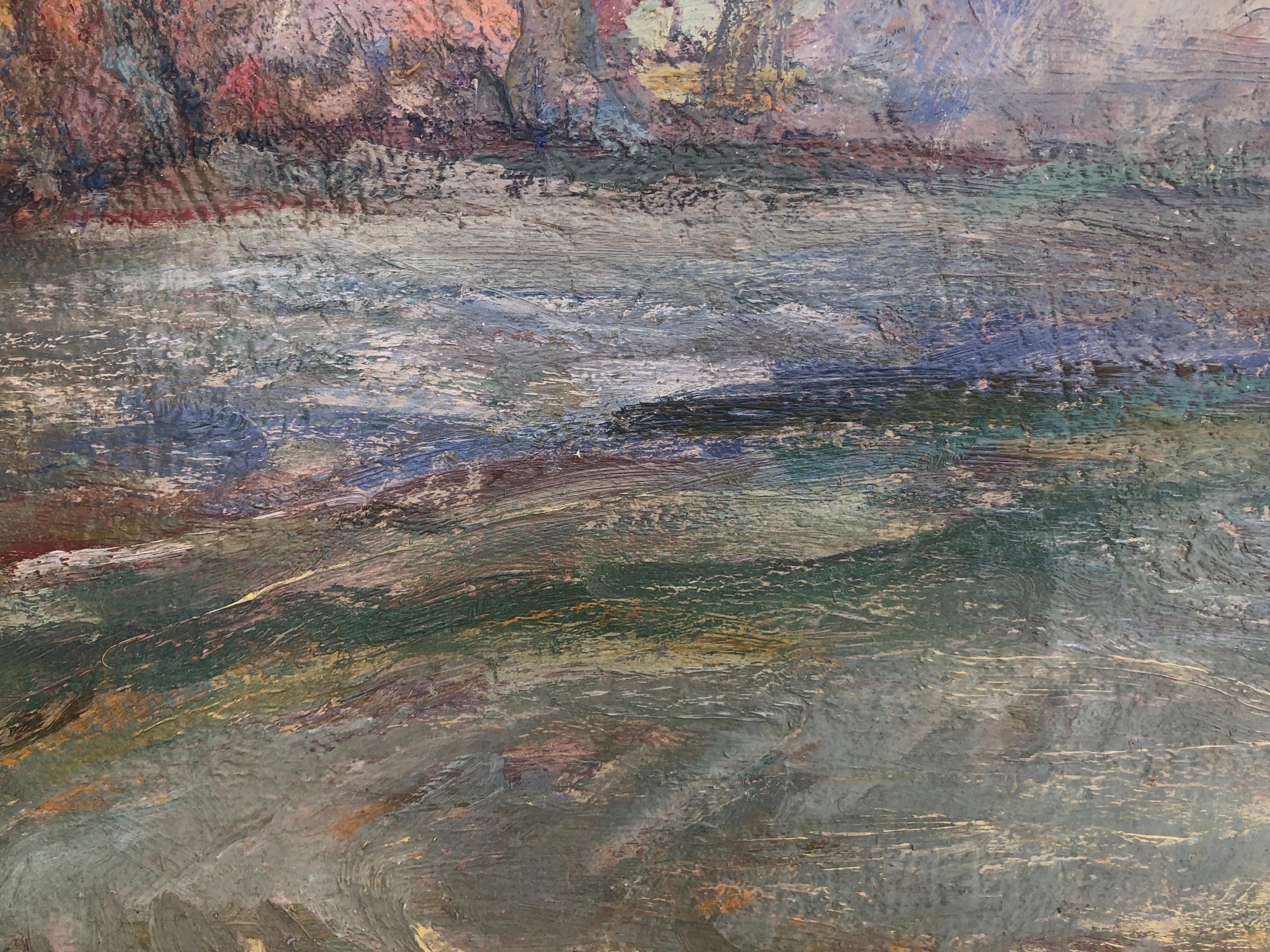Paysage espagnol huile sur toile peinture Espagne Europe en vente 1