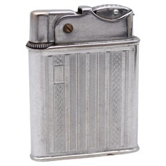 BENEY 1940 Art Deco Penge Model Petrol Pocket Lighter In Chromed Steel