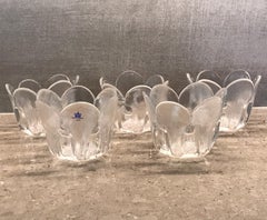 Beng Edenfalk 5 Clear Glass Swedish Modern Tealight Candle Holders Royal Krona