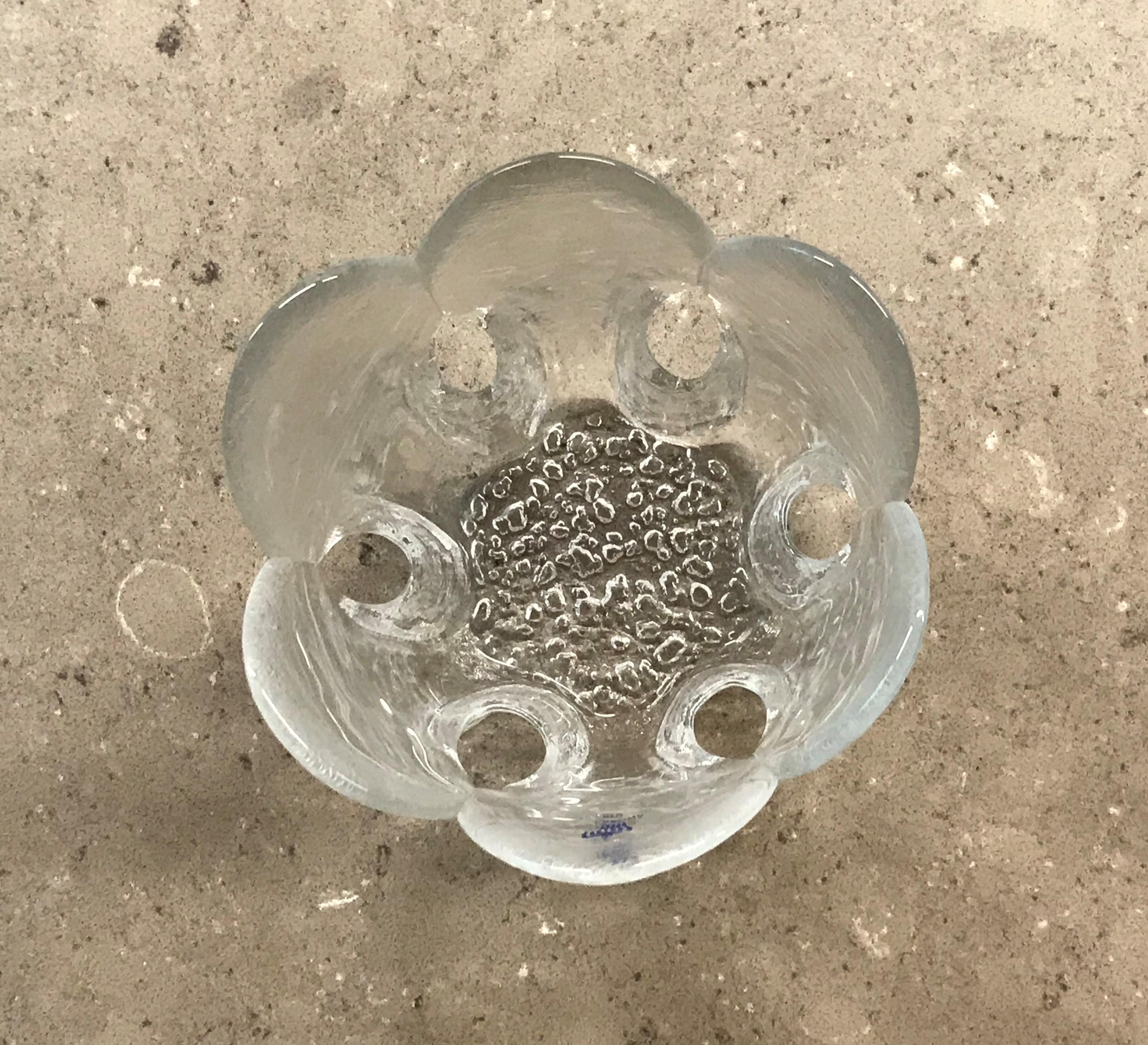 Scandinavian Modern Beng Edenfalk 5 Clear Glass Swedish Modern Tealight Candle Holders Royal Krona