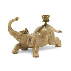 Bengali Elephant Set of 2 Candleholders
