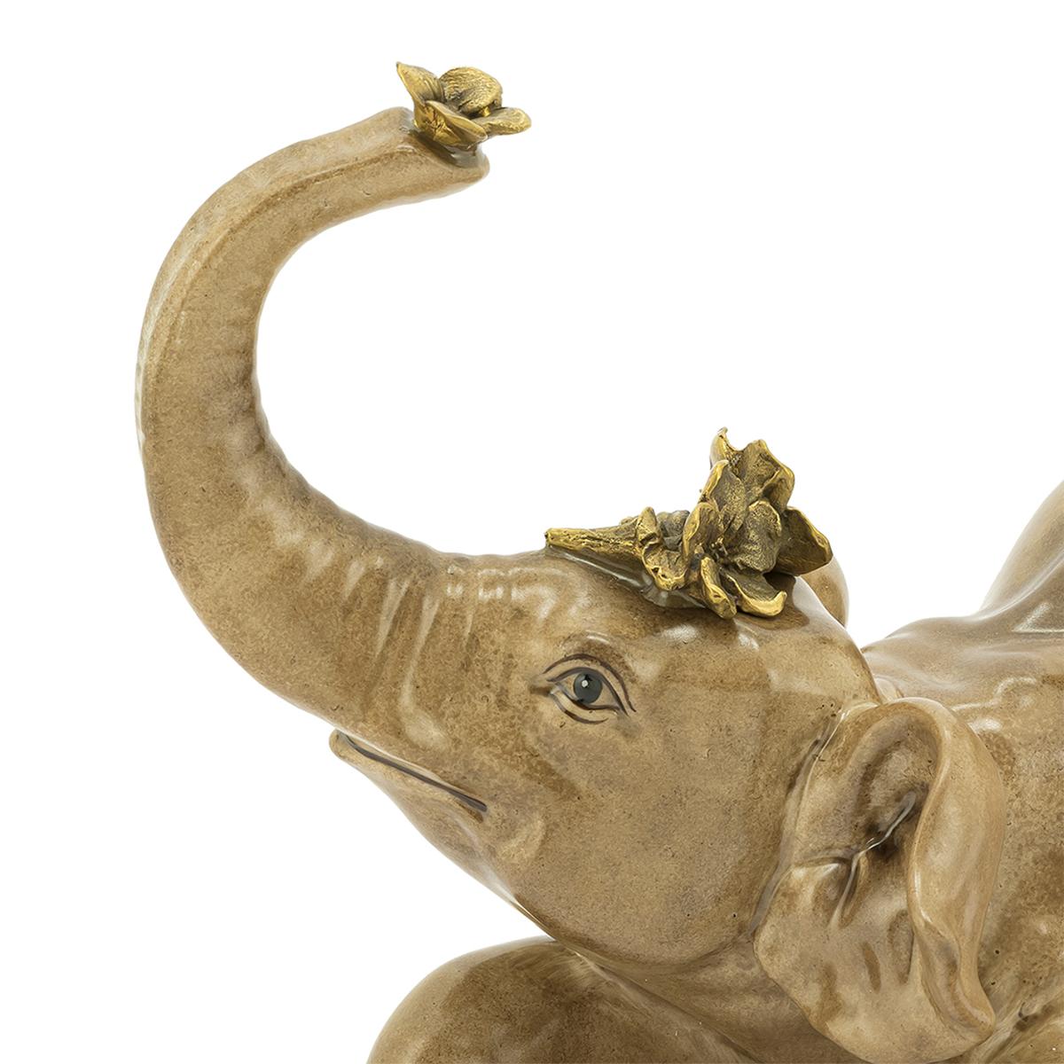 Bengalischer Elefant 2er Set Kerzenhalter im Zustand „Neu“ im Angebot in Paris, FR