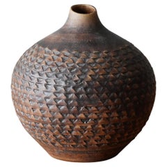 Bengt and Märta Grunditz, Vase, Glazed Stoneware, Hjo, Sweden, C. 1960s