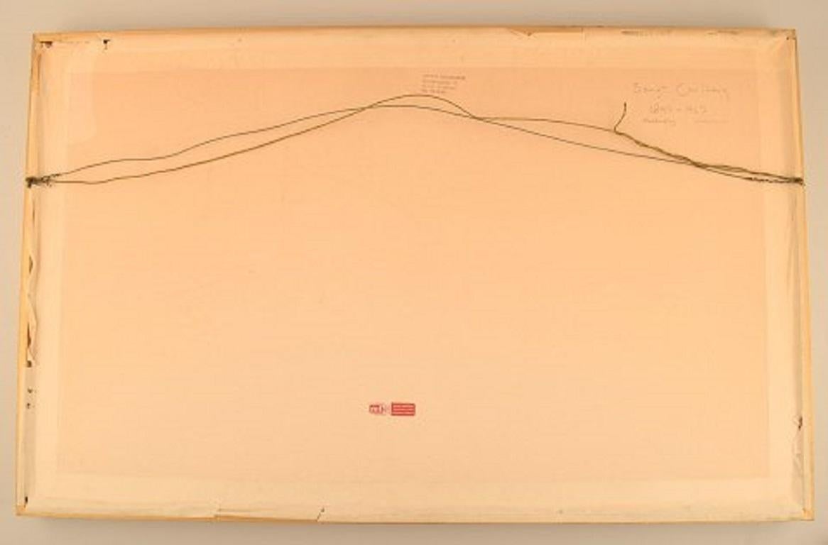 Bengt Carlberg, Sweden, Pastel on Paper, Modernist Still Life For Sale 2