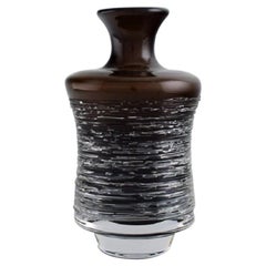 Bengt Edenfalk für Skruf, Vase aus mundgeblasenem Kristallglas, 1962