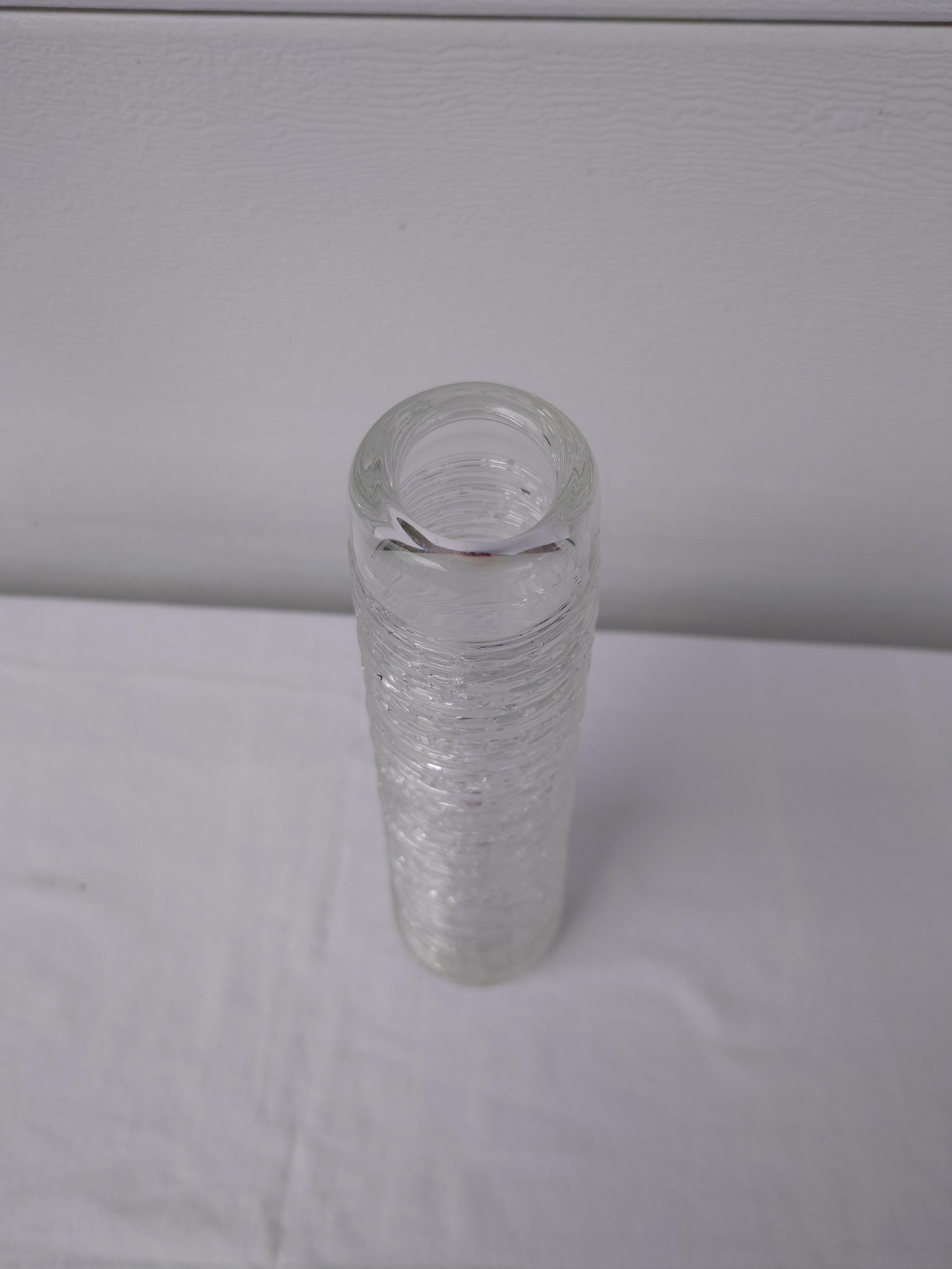  A large,  glass vase by Bengt Edenfalk for Skruf Glassworks in Sweden.
1960s crystal vase from the 