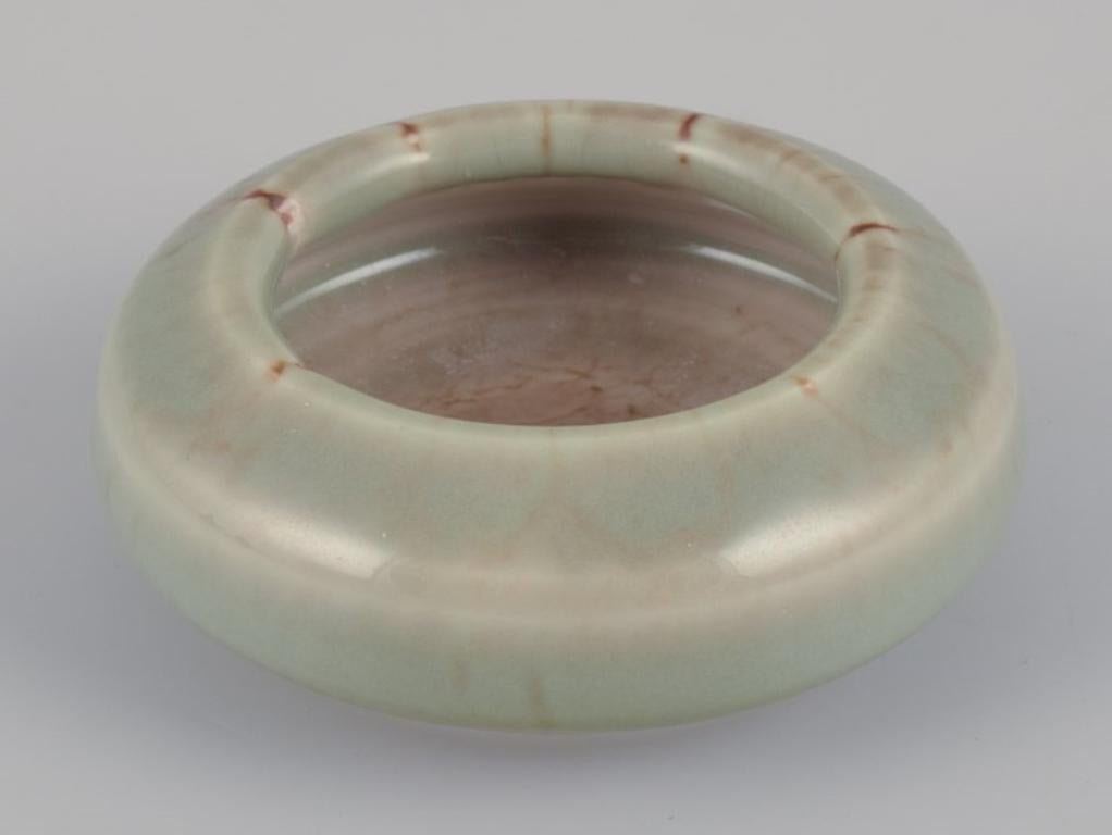 Scandinavian Modern Bengt Ekeblad for Rörstrand. Unique miniature ceramic bowl. 1964 For Sale