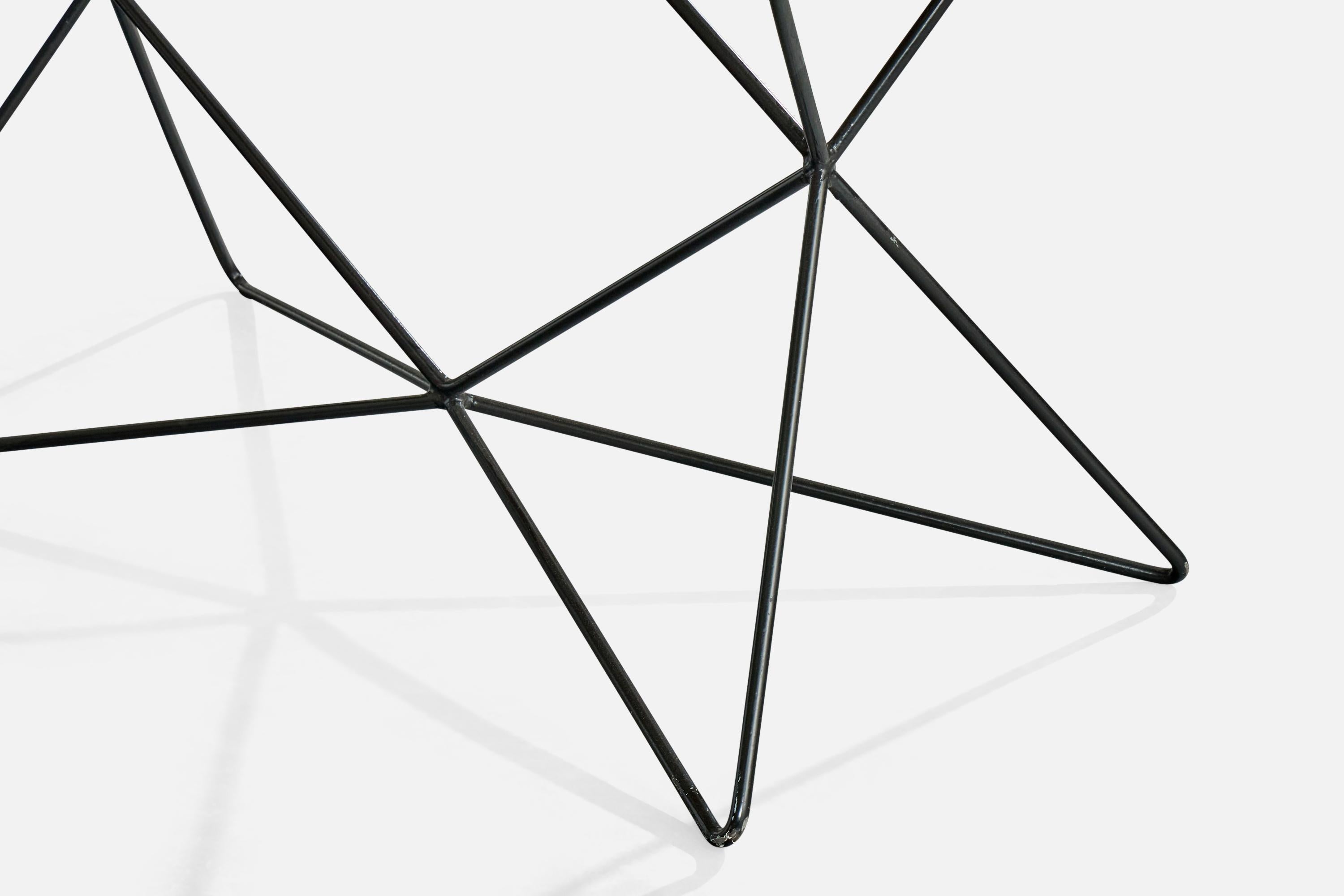 Bengt Johan Gullberg, Console Table, Metal, Wood, Sweden, 1950s en venta 4